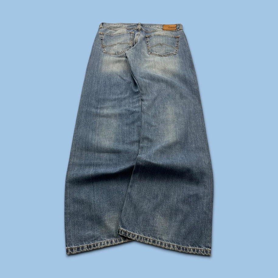 VINTAGE Y2K MUSTANG BAGGY JEANS BLUE