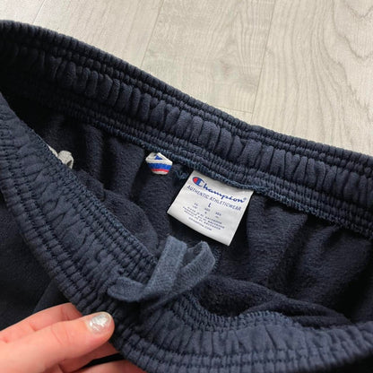 VINTAGE 00s CHAMPION BAGGY COTTON SWEATPANTS NAVY