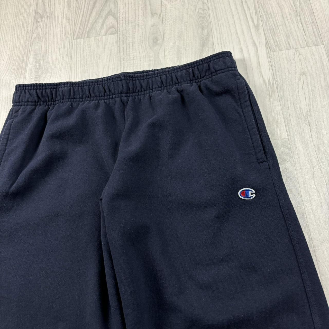 VINTAGE 00s CHAMPION BAGGY COTTON SWEATPANTS NAVY