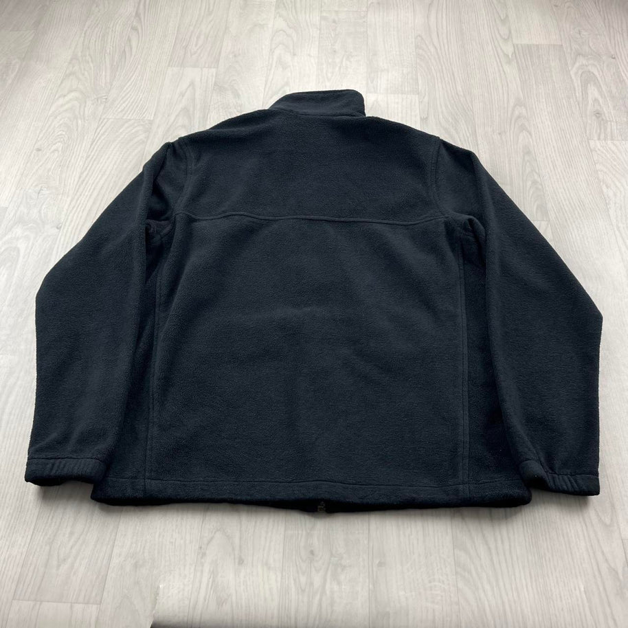 VINTAGE Y2K COLUMBIA UTILITY FLEECE JACKET BLACK