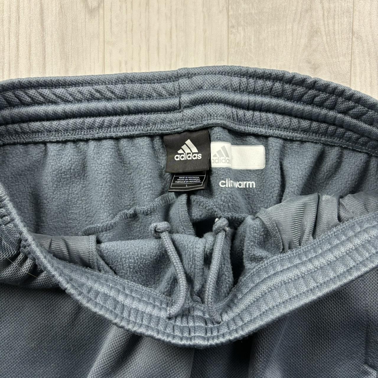 VINTAGE Y2K ADIDAS BAGGY TRACKSUIT BOTTOMS GREY