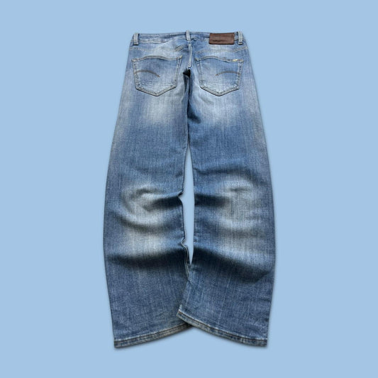 VINTAGE G STAR 3301 STRAIGHT LEG JEANS BLUE