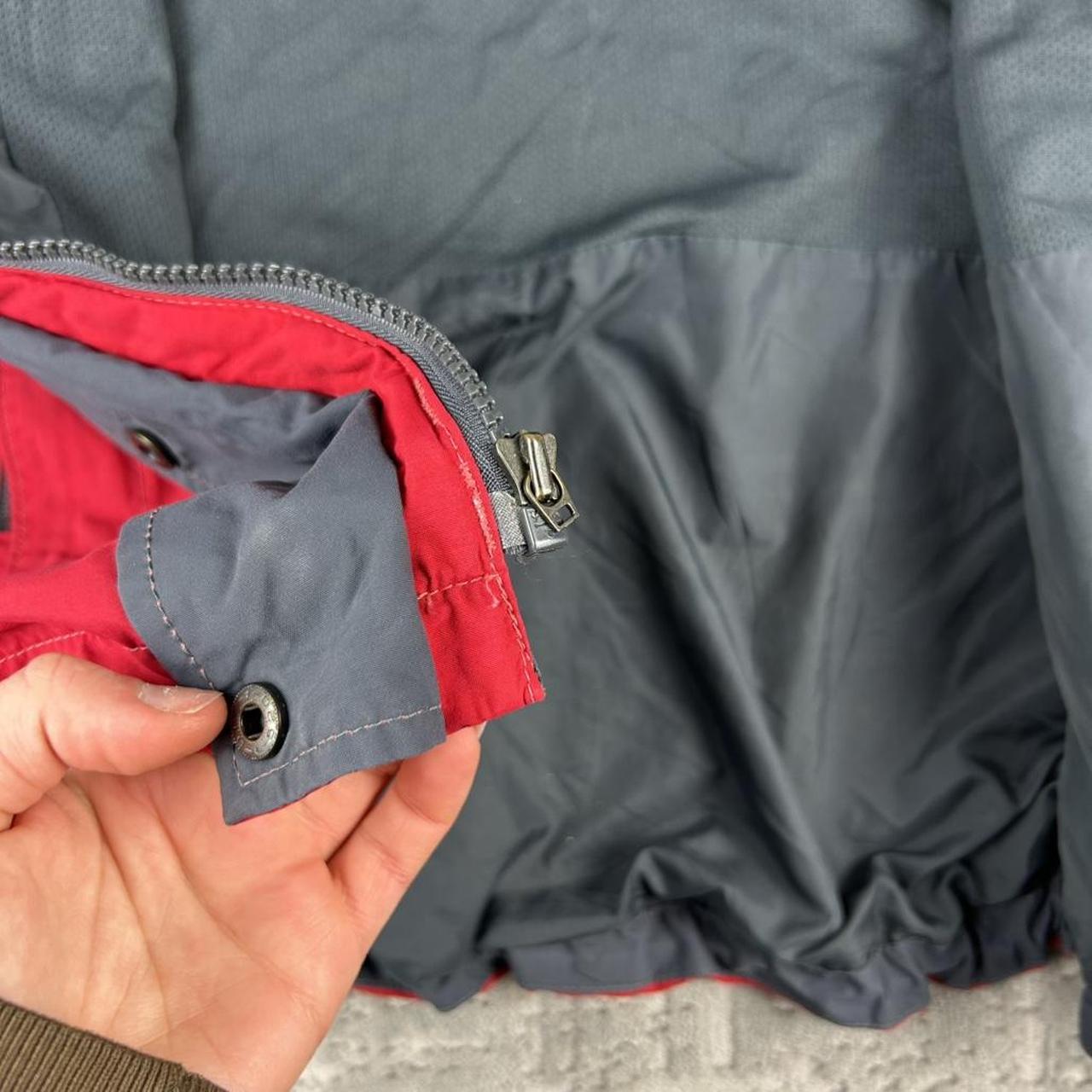 VINTAGE 00s COLUMBIA TECHNICAL HOODED UTILITY JACKET RED