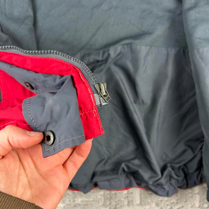 VINTAGE 00s COLUMBIA TECHNICAL HOODED UTILITY JACKET RED