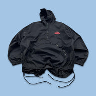 VINTAGE 90s GUESS SPORT LIGHTWEIGHT PULLOVER JACKET BLACK