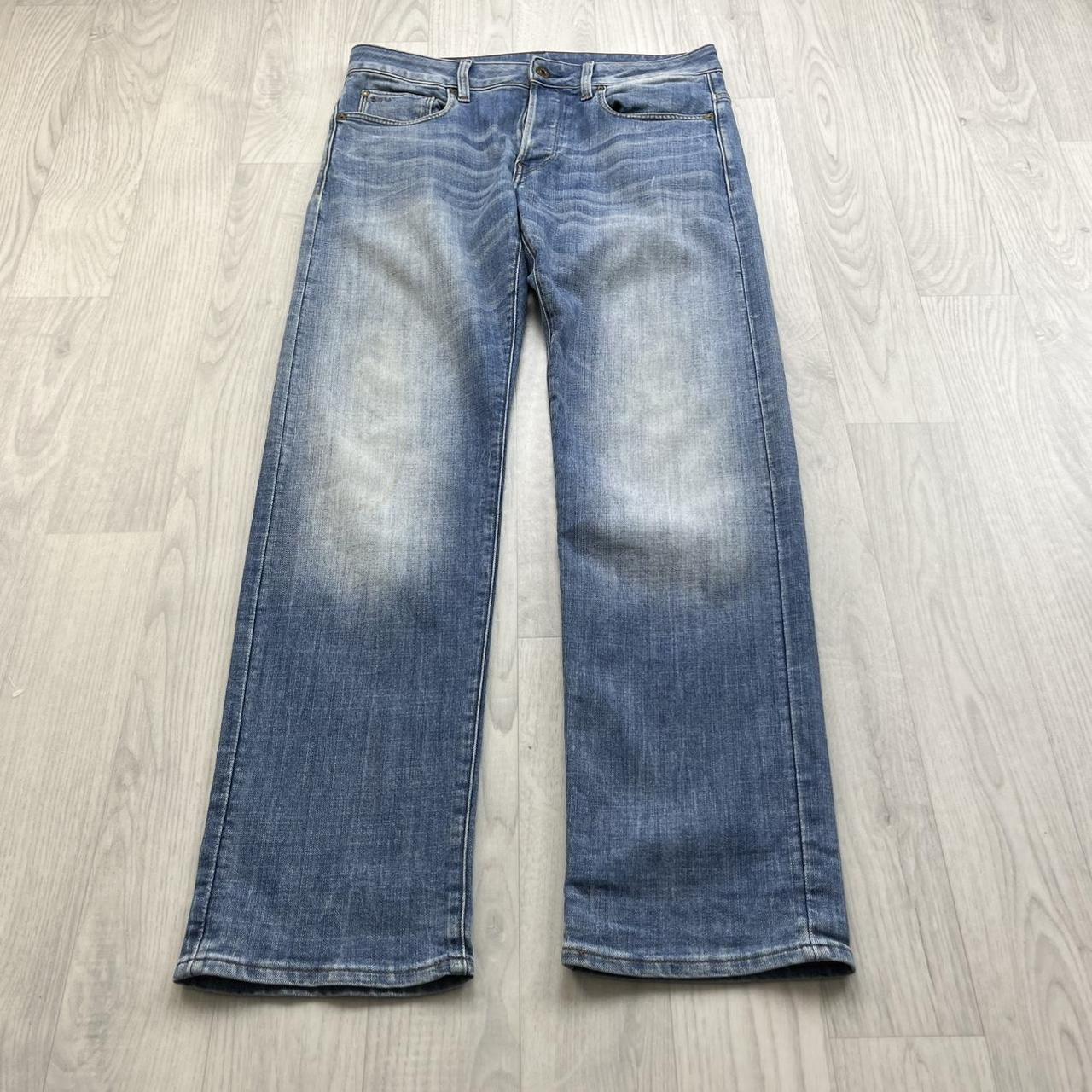 VINTAGE G STAR 3301 STRAIGHT LEG JEANS BLUE