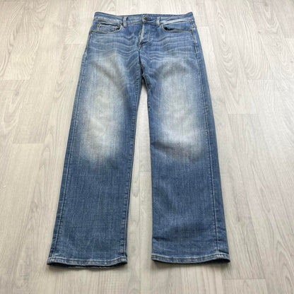 VINTAGE G STAR 3301 STRAIGHT LEG JEANS BLUE