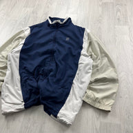 VINTAGE Y2K NIKE COURT LIGHTWEIGHT TRACK JACKET NAVY / CREAM