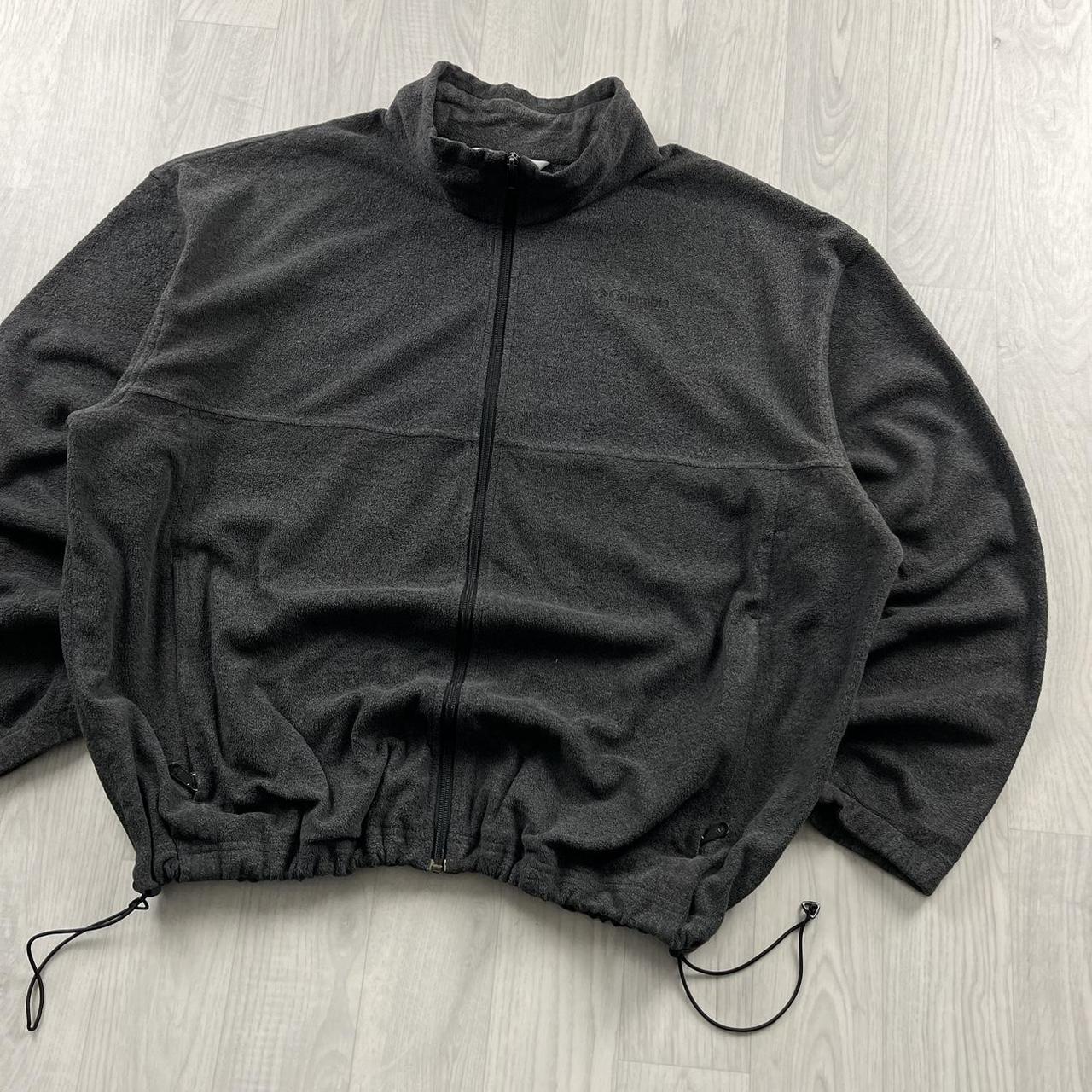 VINTAGE Y2K COLUMBIA ZIP UP FLEECE GREY
