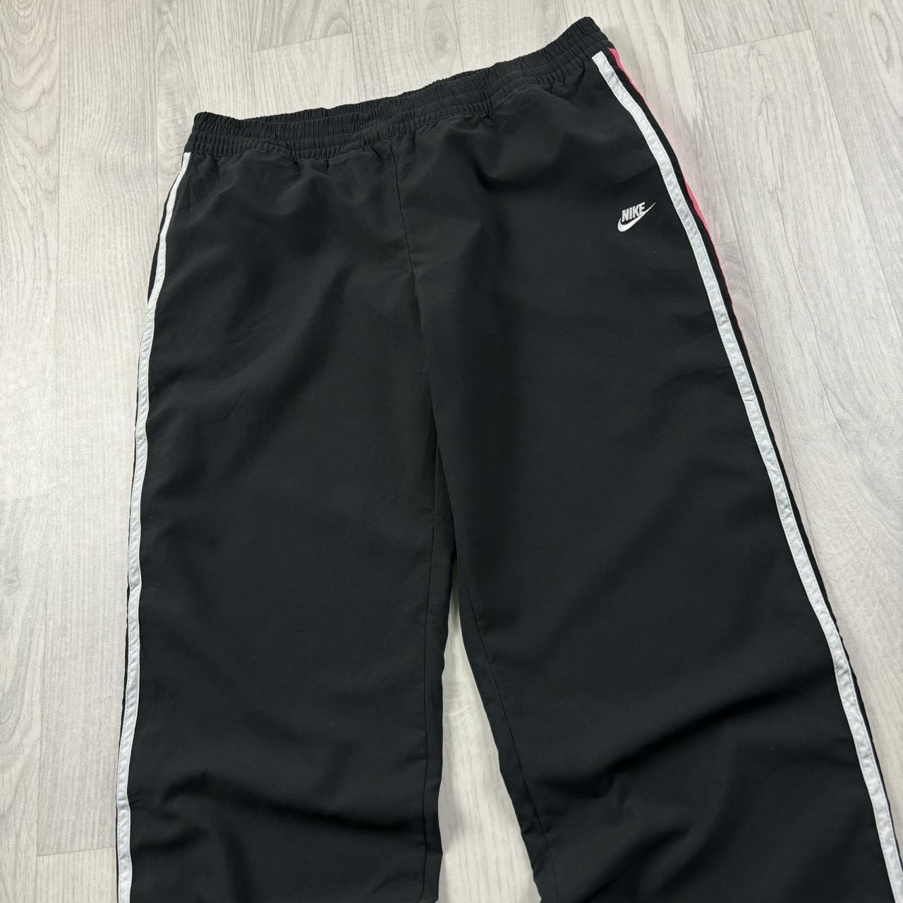 VINTAGE Y2K NIKE BAGGY TRACKSUIT BOTTOMS BLACK