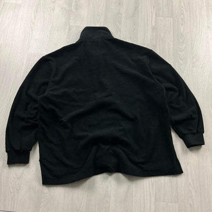 VINTAGE Y2K NFL ZIP UP FLEECE BLACK