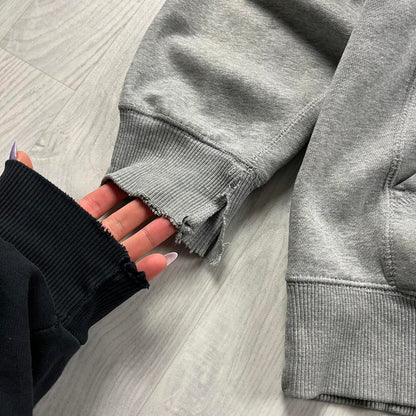 VINTAGE Y2K NIKE ZIP HOODIE GREY