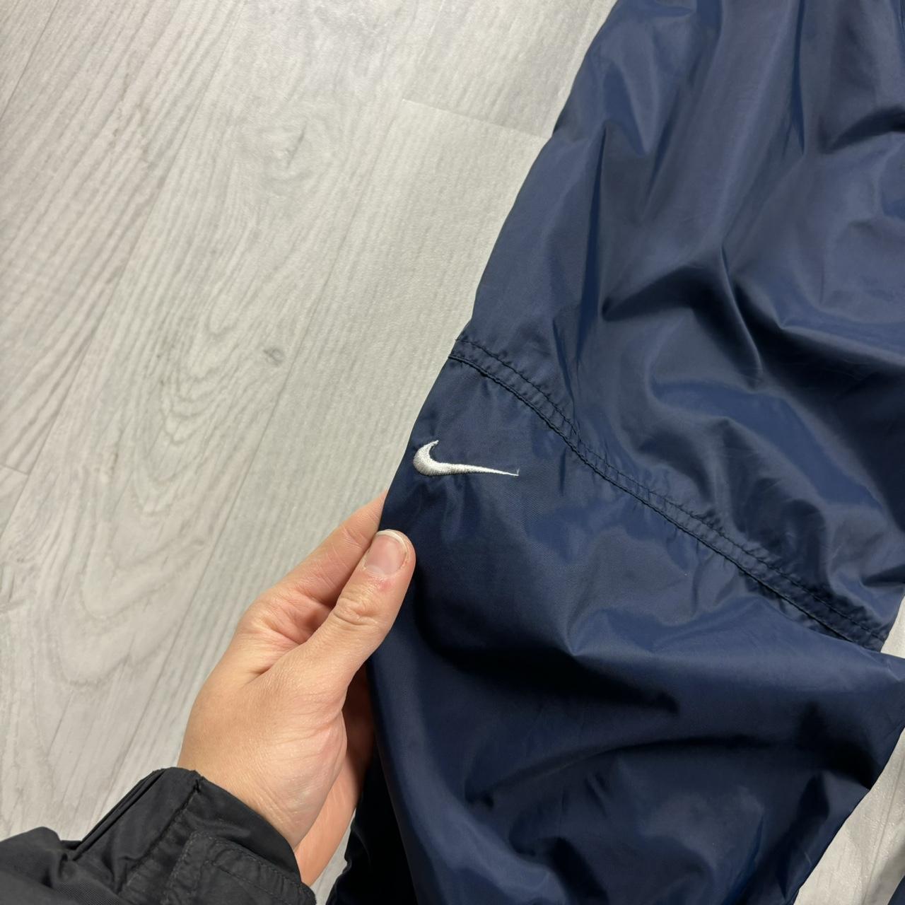 VINTAGE 90s NIKE BAGGY TRACKSUIT BOTTOMS NAVY