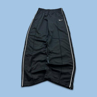 VINTAGE Y2K NIKE BAGGY TRACKSUIT BOTTOMS BLACK