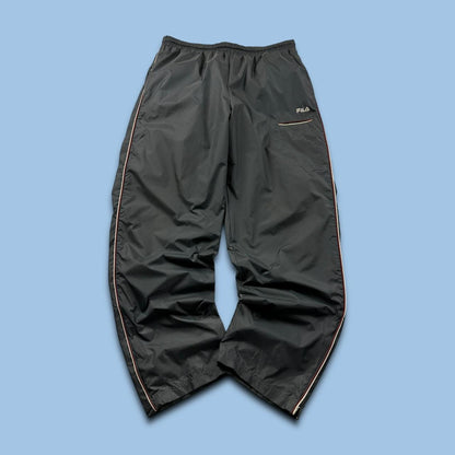 VINTAGE Y2K FILA BAGGY TRACKSUIT BOTTOMS GREY