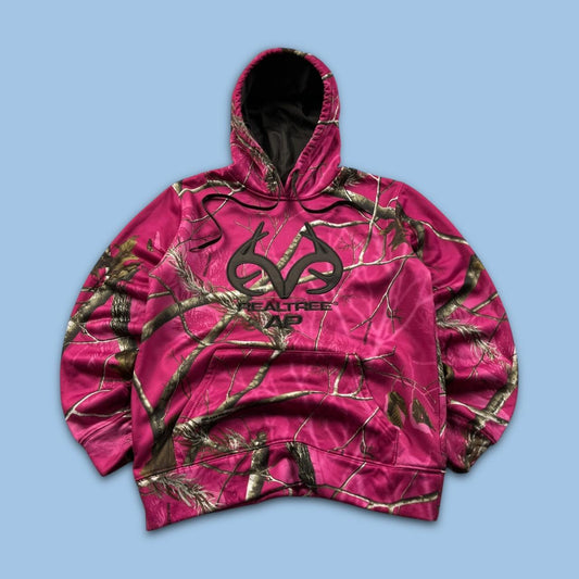 VINTAGE REALTREE HOODIE CAMO PINK