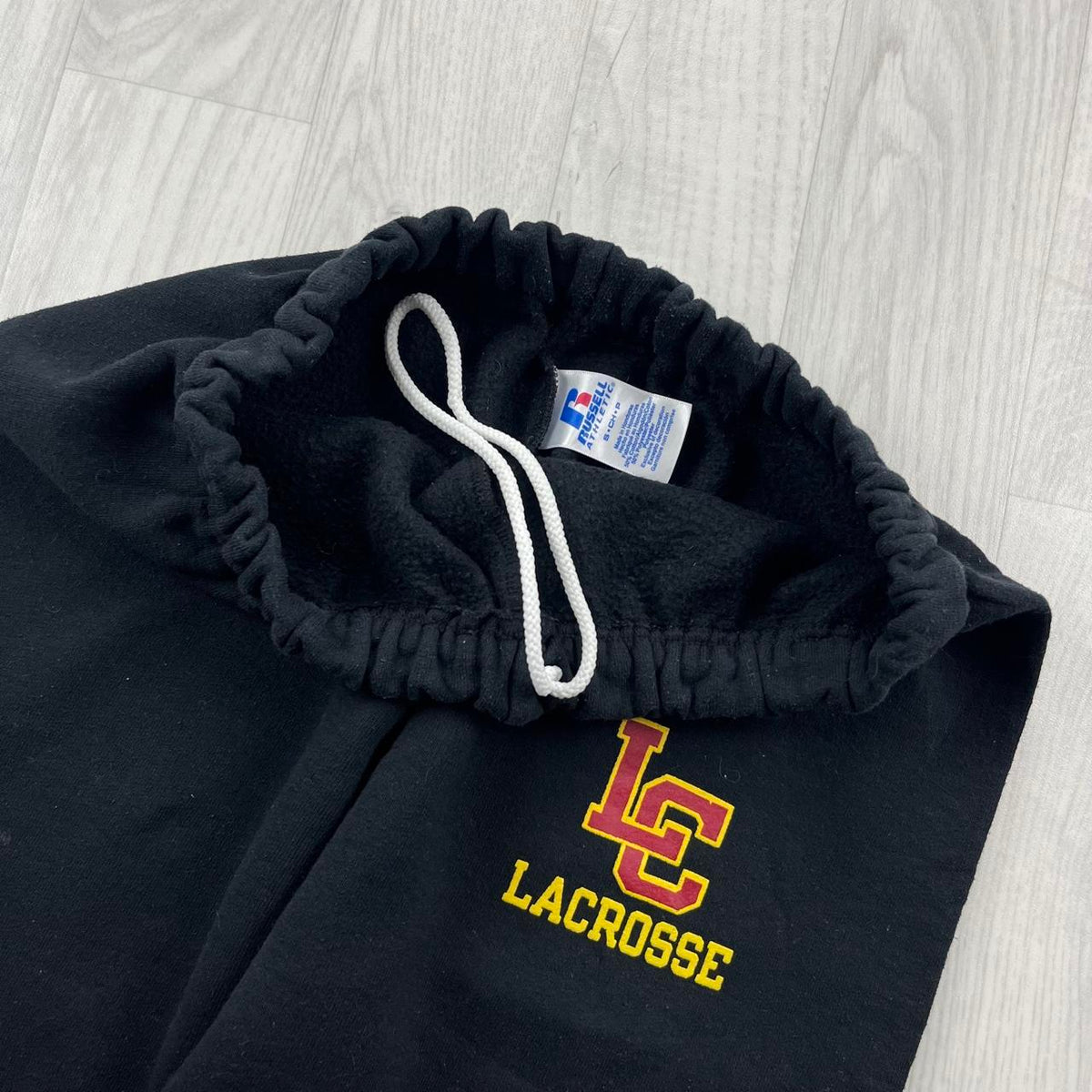 VINTAGE Y2K RUSSELL ATHLETIC BAGGY COTTON SWEATPANTS BLACK