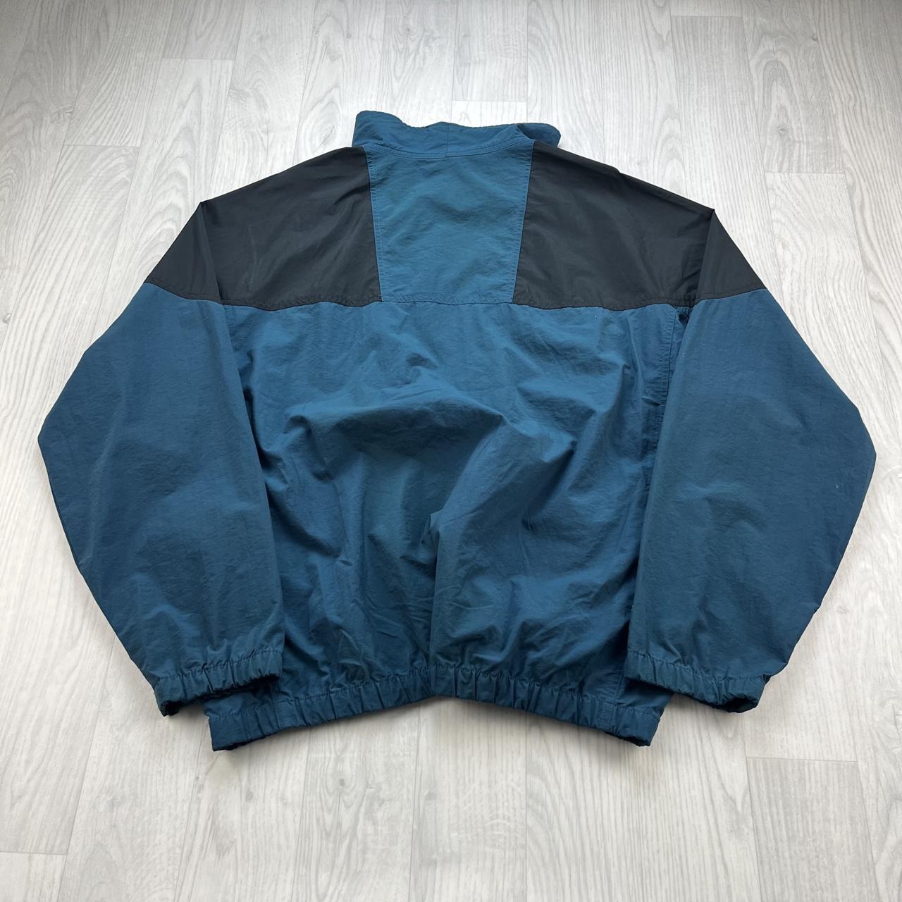 VINTAGE Y2K COLUMBIA WINDBREAKER JACKET TEAL