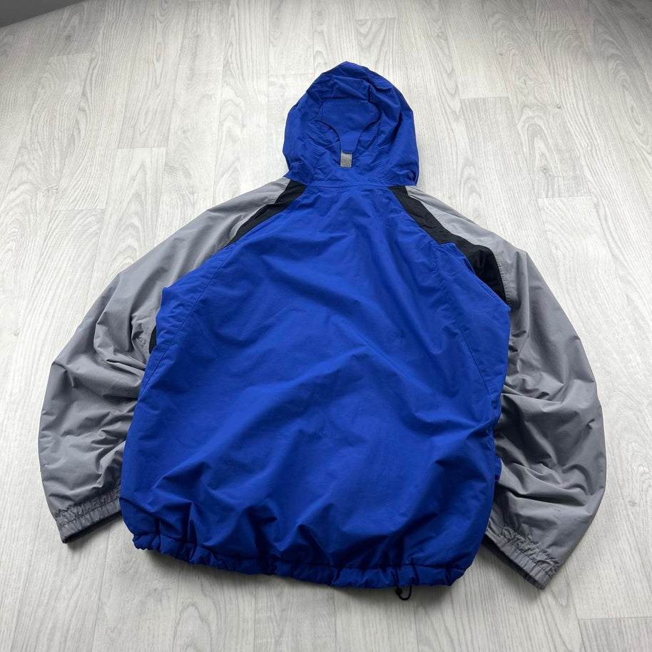 VINTAGE Y2K COLUMBIA TECHNICAL UTILITY SKI JACKET BLUE / GREY