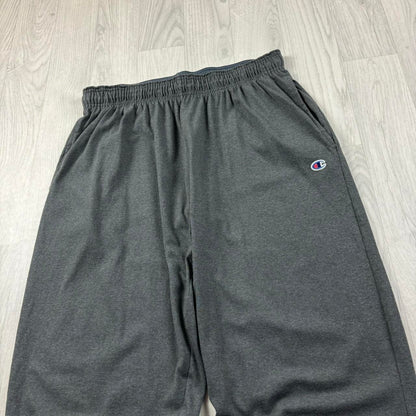 VINTAGE 00s CHAMPION BAGGY LIGHTWEIGHT SWEATPANTS GREY