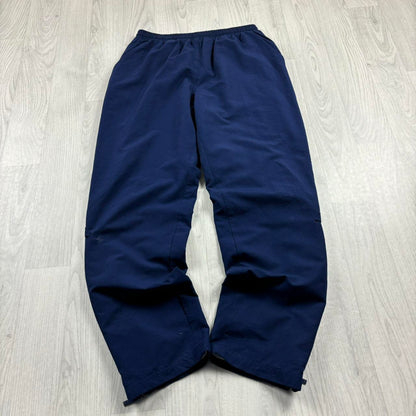VINTAGE Y2K ADIDAS BAGGY TRACKSUIT BOTTOMS NAVY