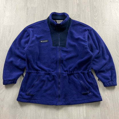 VINTAGE Y2K COLUMBIA ZIP UP TECHNICAL SKI FLEECE PURPLE