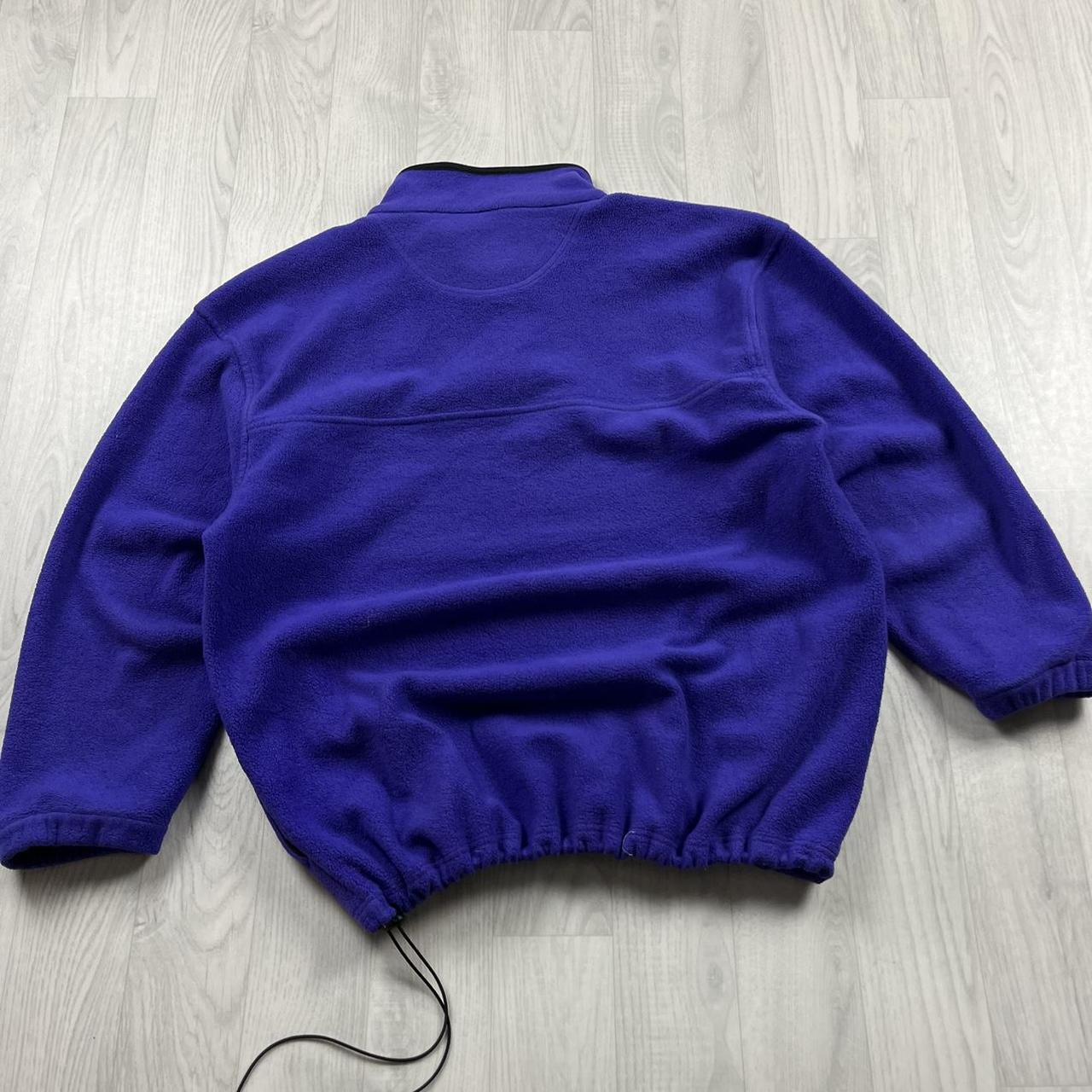 VINTAGE Y2K NFL MINNESOTA QUARTER ZIP FLEECE SWEATSHIRT PURPLE