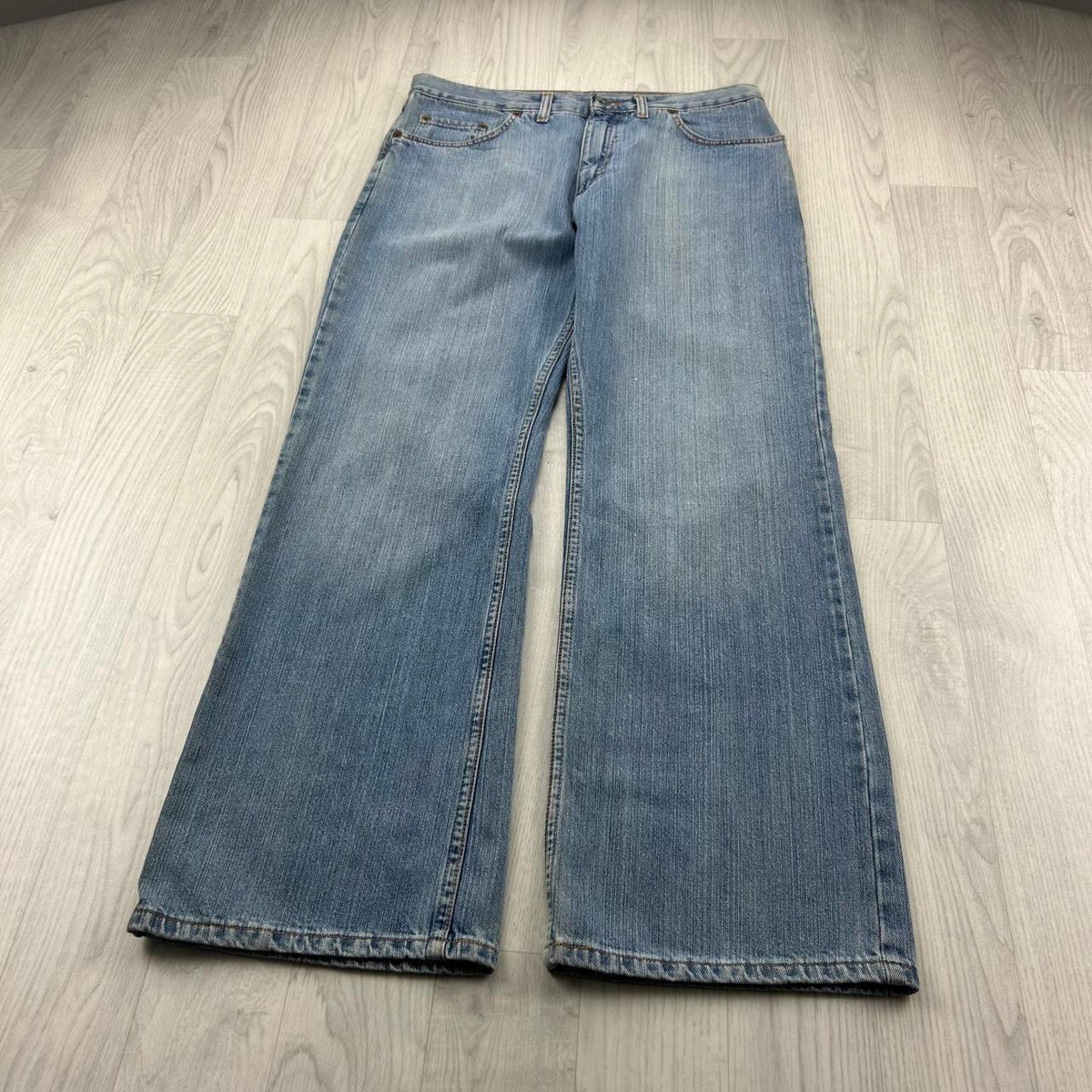 VINTAGE Y2K MUSTANG BAGGY JEANS BLUE