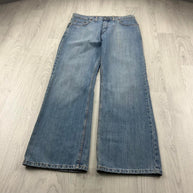 VINTAGE Y2K MUSTANG BAGGY JEANS BLUE