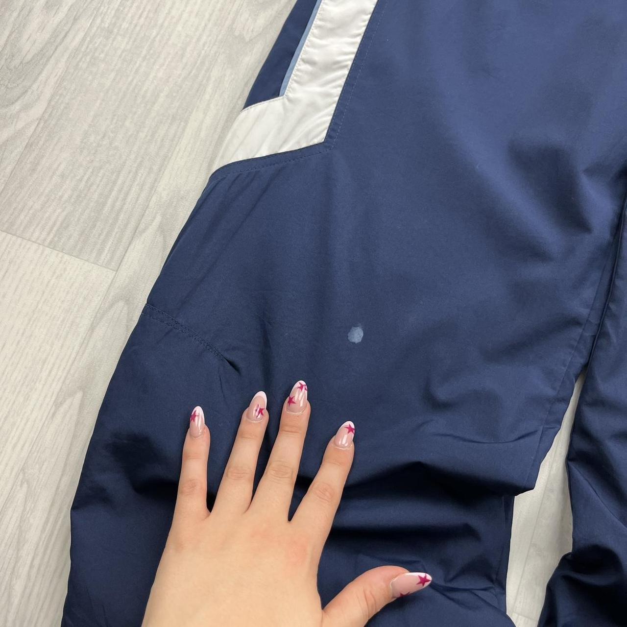 VINTAGE Y2K NIKE TECHNICAL BAGGY TRACKSUIT BOTTOMS NAVY
