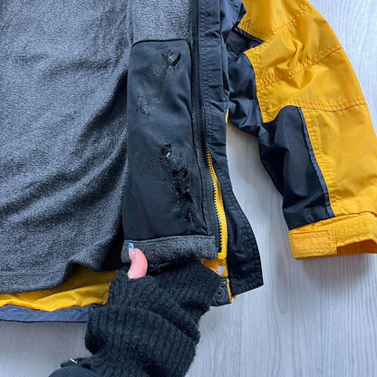 VINTAGE 00s COLUMBIA TECHNICAL HEAVY JACKET YELLOW