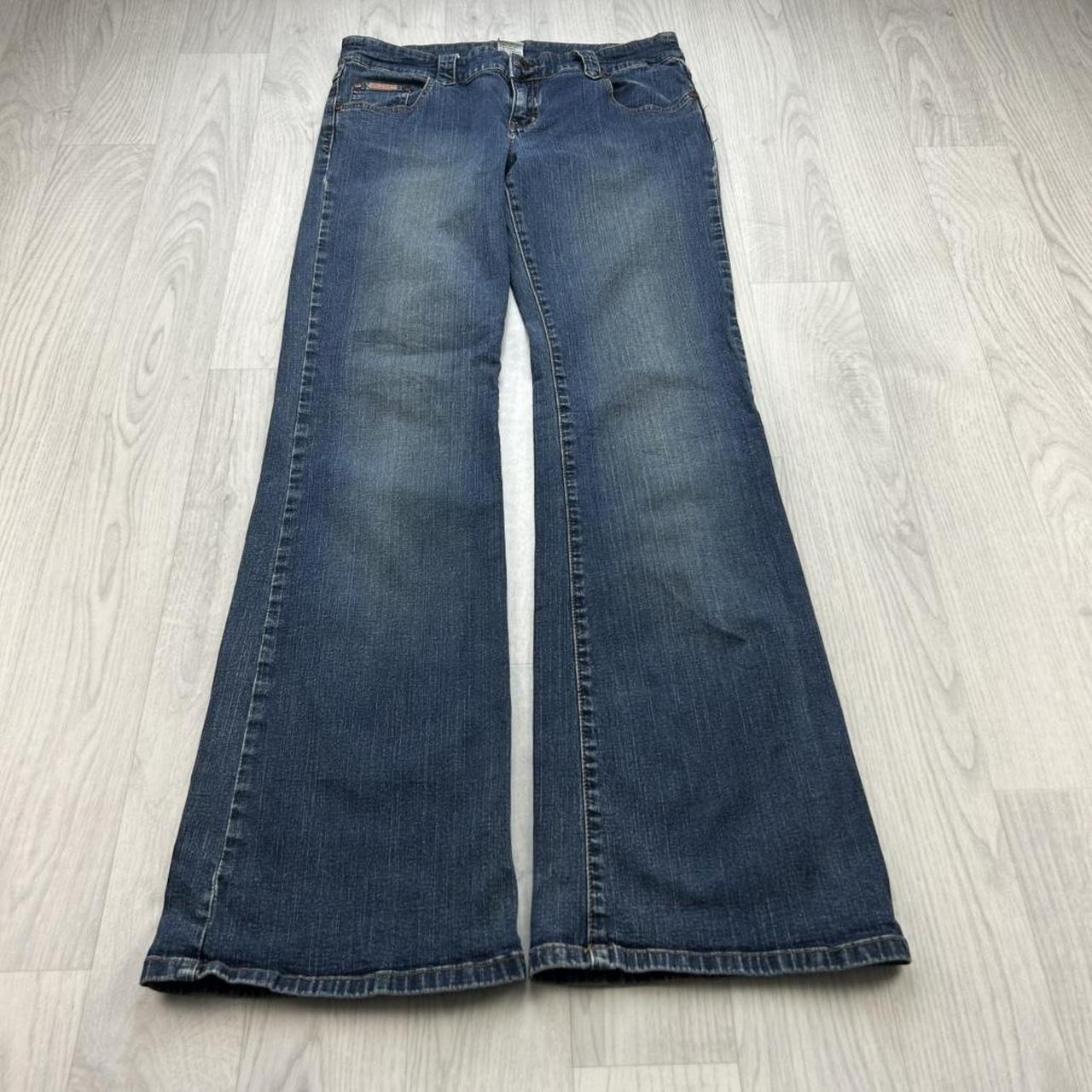 VINTAGE Y2K BILLABONG LOW RISE BOOTCUT JEANS BLUE