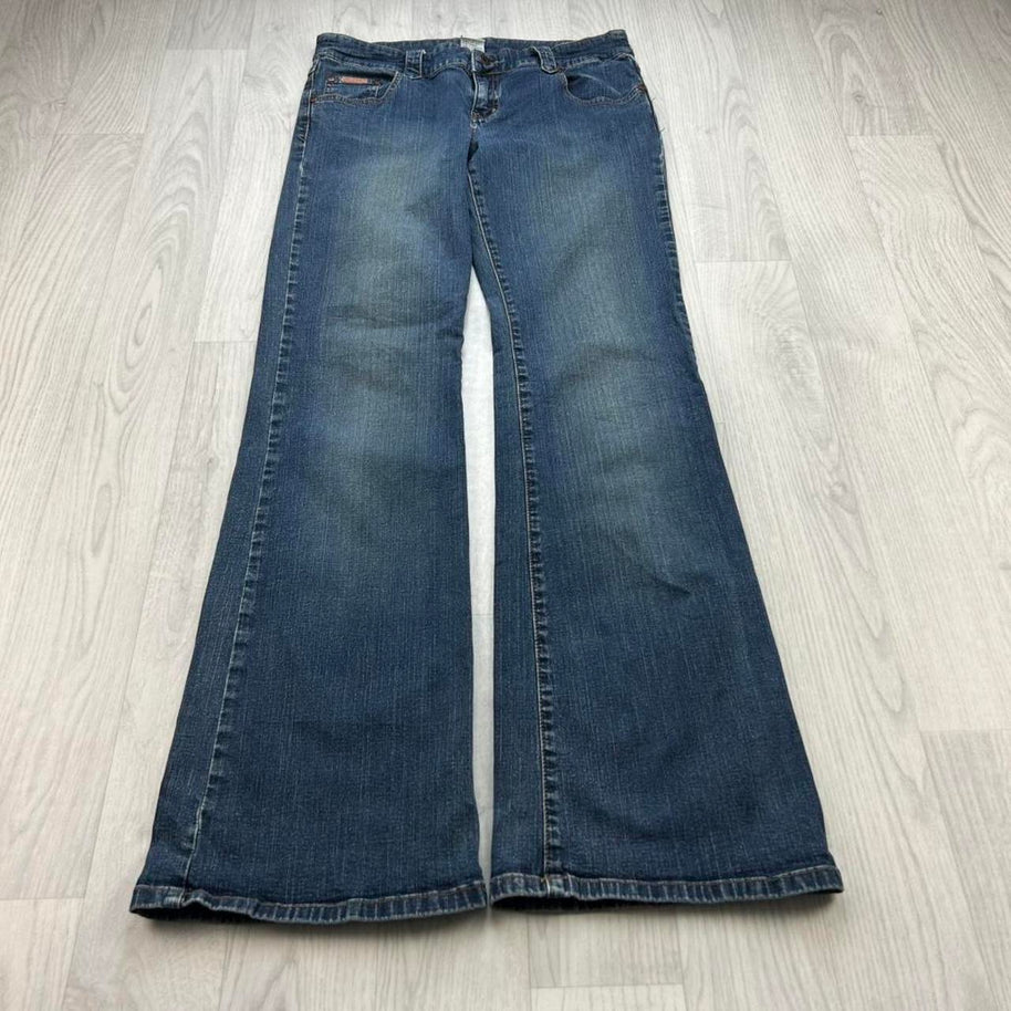 VINTAGE Y2K BILLABONG LOW RISE BOOTCUT JEANS BLUE