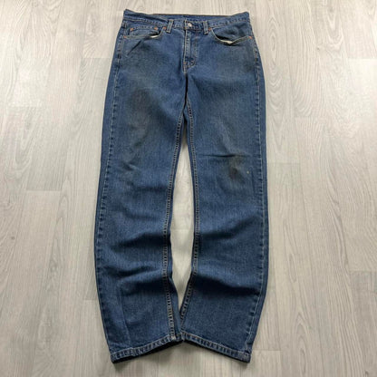 VINTAGE LEVIS 514 RED TABS STRAIGHT LEG JEANS BLUE