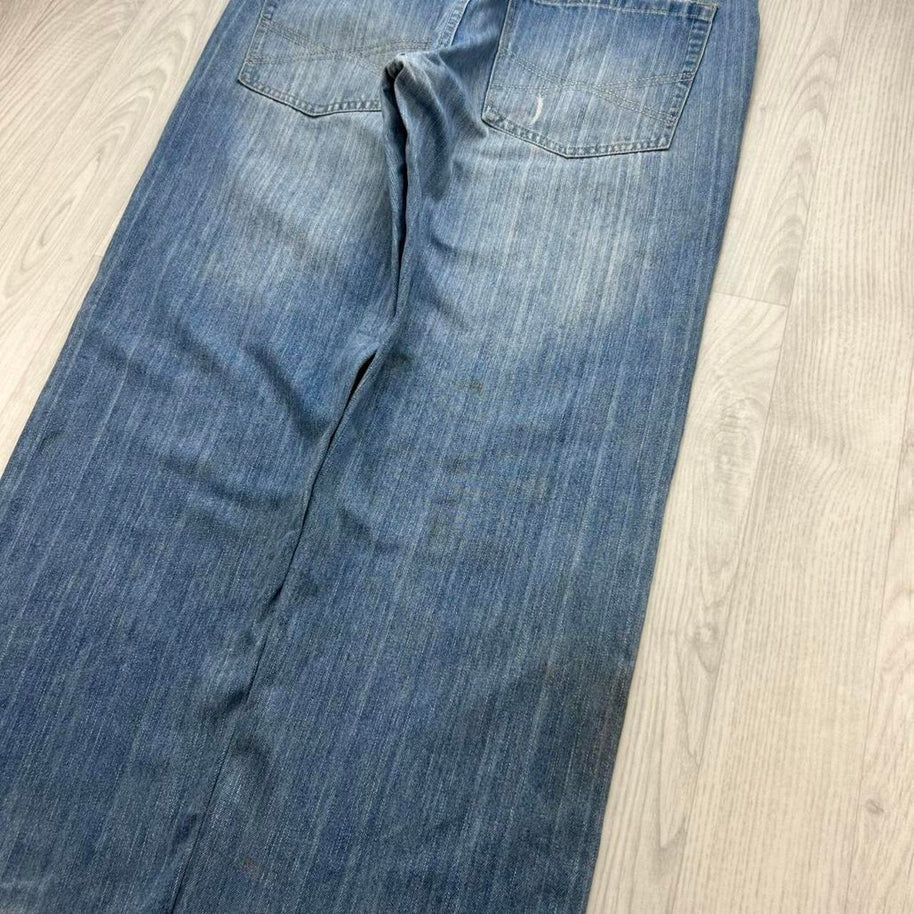 VINTAGE Y2K MARITHE FRANCOIS GIRBAUD BAGGY JEANS BLUE