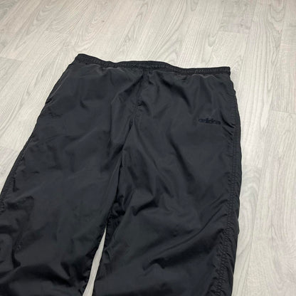 VINTAGE Y2K ADIDAS BAGGY TRACKSUIT BOTTOMS BLACK