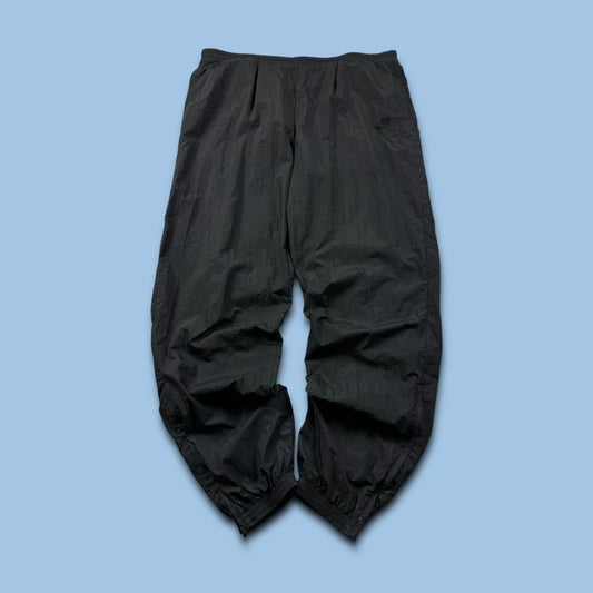 VINTAGE 90s NIKE BAGGY TRACKSUIT BOTTOMS BLACK
