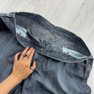 VINTAGE Y2K MUSTANG BAGGY JEANS BLUE