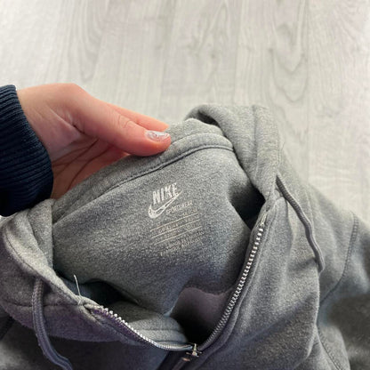 VINTAGE Y2K NIKE ZIP HOODIE GREY