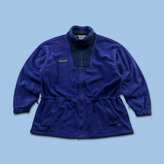 VINTAGE Y2K COLUMBIA ZIP UP TECHNICAL SKI FLEECE PURPLE