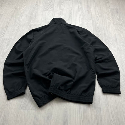 ADIDAS ZIP UP WINDBREAKER TRACKSUIT JACKET BLACK