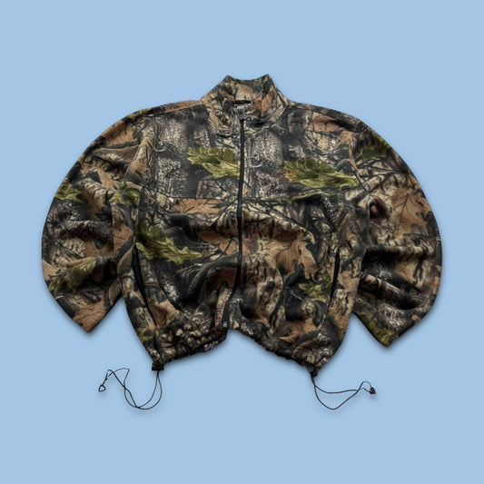VINTAGE REALTREE ZIP UP TECHNICAL FLEECE JACKET CAMO