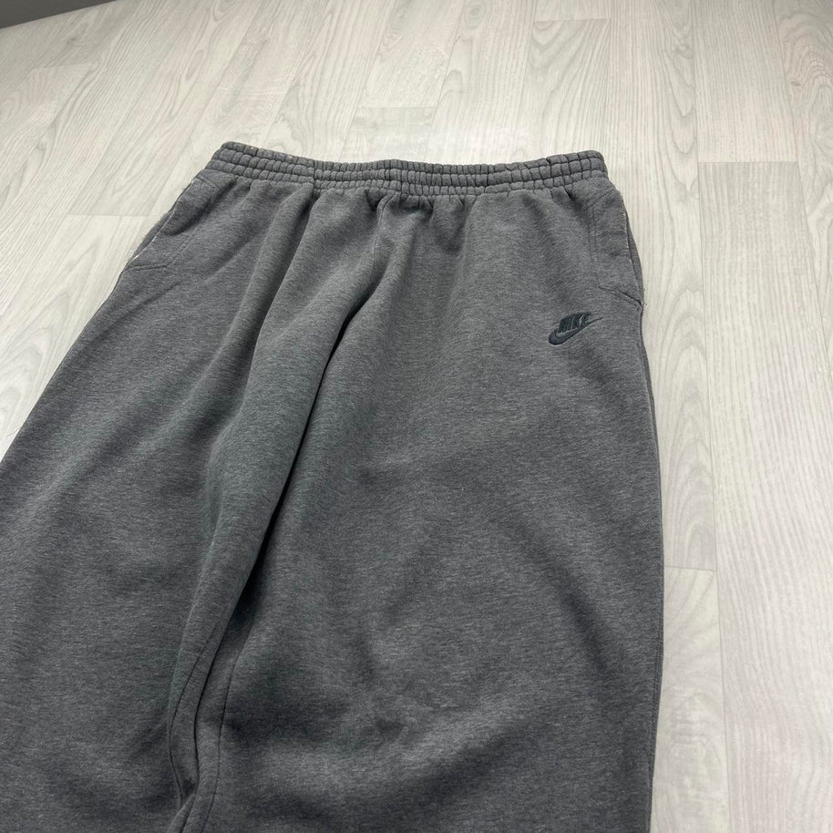 VINTAGE Y2K NIKE BAGGY COTTON SWEATPANTS GREY