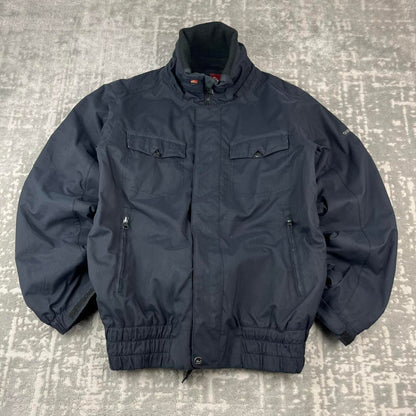 VINTAGE 00s QUIKSILVER UTILITY BOMBER JACKET BLACK