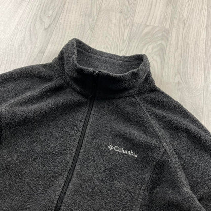 VINTAGE Y2K COLUMBIA ZIP UP FLEECE GREY