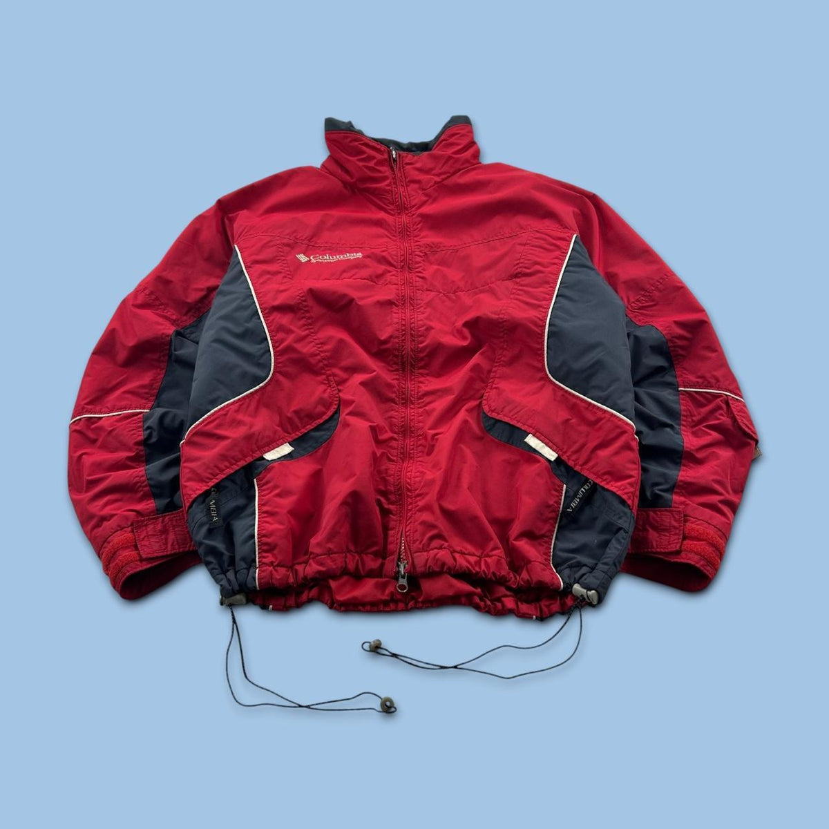 VINTAGE Y2K COLUMBIA TECHNICAL UTILITY SKI JACKET RED