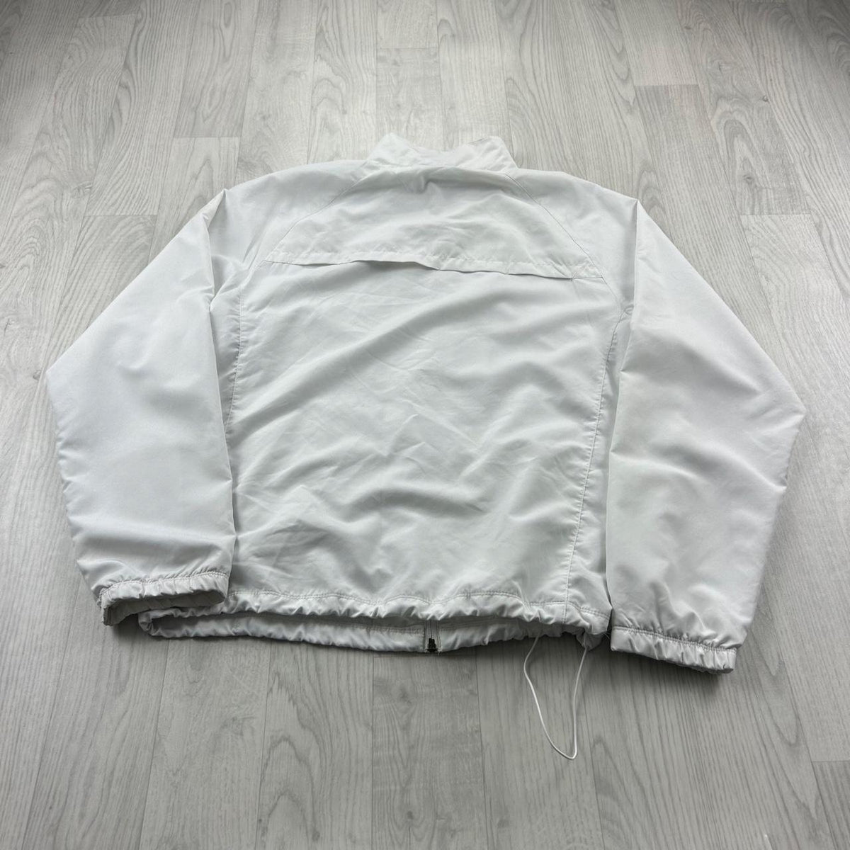 VINTAGE Y2K NIKE WINDBREAKER TRACK JACKET WHITE