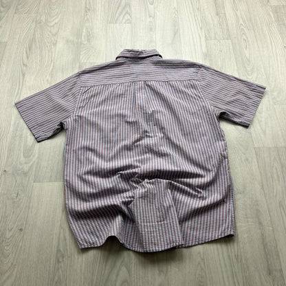 VINTAGE Y2K DOCKERS SHORT SLEEVE CHECKERED SHIRT