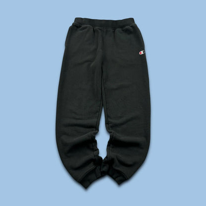 VINTAGE 00s CHAMPION COTTON SWEATPANTS BLACK