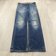 VINTAGE Y2K PEPE JEANS STRAIGHT LEG JEANS BLUE